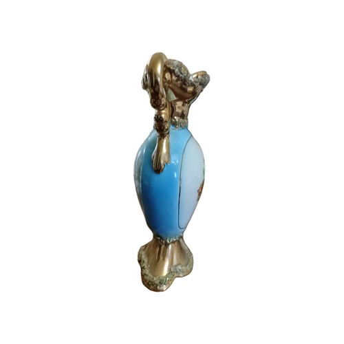 ANTICO PREZIOSO VASO CERAMICA MAIOLICA SESTO FIORENTINO RAFFIGURANTE FIORI - Foto 2 di 6