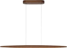 YISDESIGN 71 Wood Linear Pendant Light Wood Linear Dinning Room Light Island ...