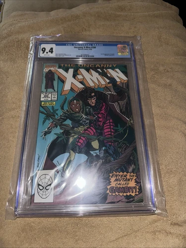 Uncanny X-Men 266 CGC Graded 9.4 NM 1st Gambit Marvel Comics 1990 White Pages