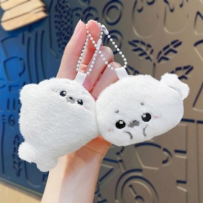 Baby Seal Plush Keychain Cute Cartoon Doll Bag Pendant Gift Accessory