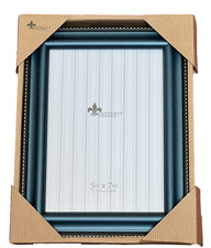 Lawrence Frames Blue Wood 5x7 Picture Frame -...
