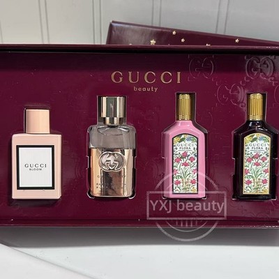 New 4PC Gucci EDP/EDT Perfume Discovery Splash Mini size Set (4x 5
