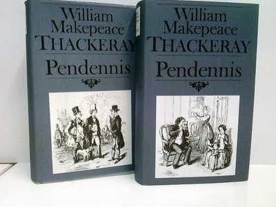 Konvolut bestehend aus 2 Bänden zum Thema: William Makepeace Romane. Thackeray, 