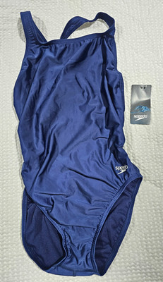 Speedo ProLT Super Pro One Piece Swimsuit Navy Size 36 NWT