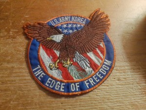 OLD U.S. ARMY KOREA "EDGE OF FREEDOM" JACKET PATCH