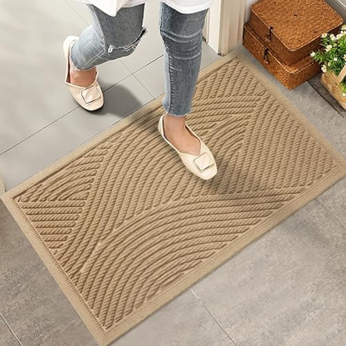 Durable Absorbent Front Door Mat, 29