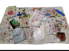 Lot Of Scrapbooking Crafting Stickers 24 New Packs Several Loose Sheets