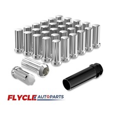 32 Pcs M14x1.5 Chrome Spline Bulge Acorn Lug Nuts 1 Key Fits Chrysler Chevrolet 32 Pcs M14x1.5 Chrome Spline Bulge Acorn Lug Nuts 1 Key Fits Chrysler Chevrolet