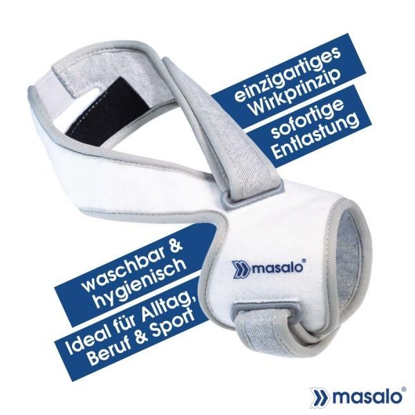Masalo Manschette MED Links Größe 2 Ellenbogen Bandage Orthese Ellbogen