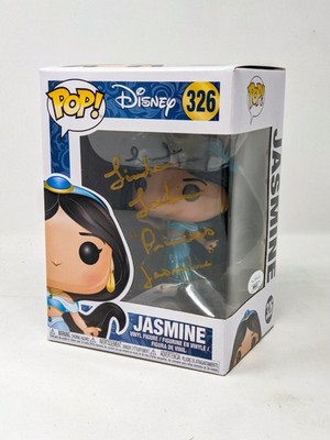 Linda Larkin Disney Aladdin Jasmine #326 Signed Funko Pop JSA Autograph