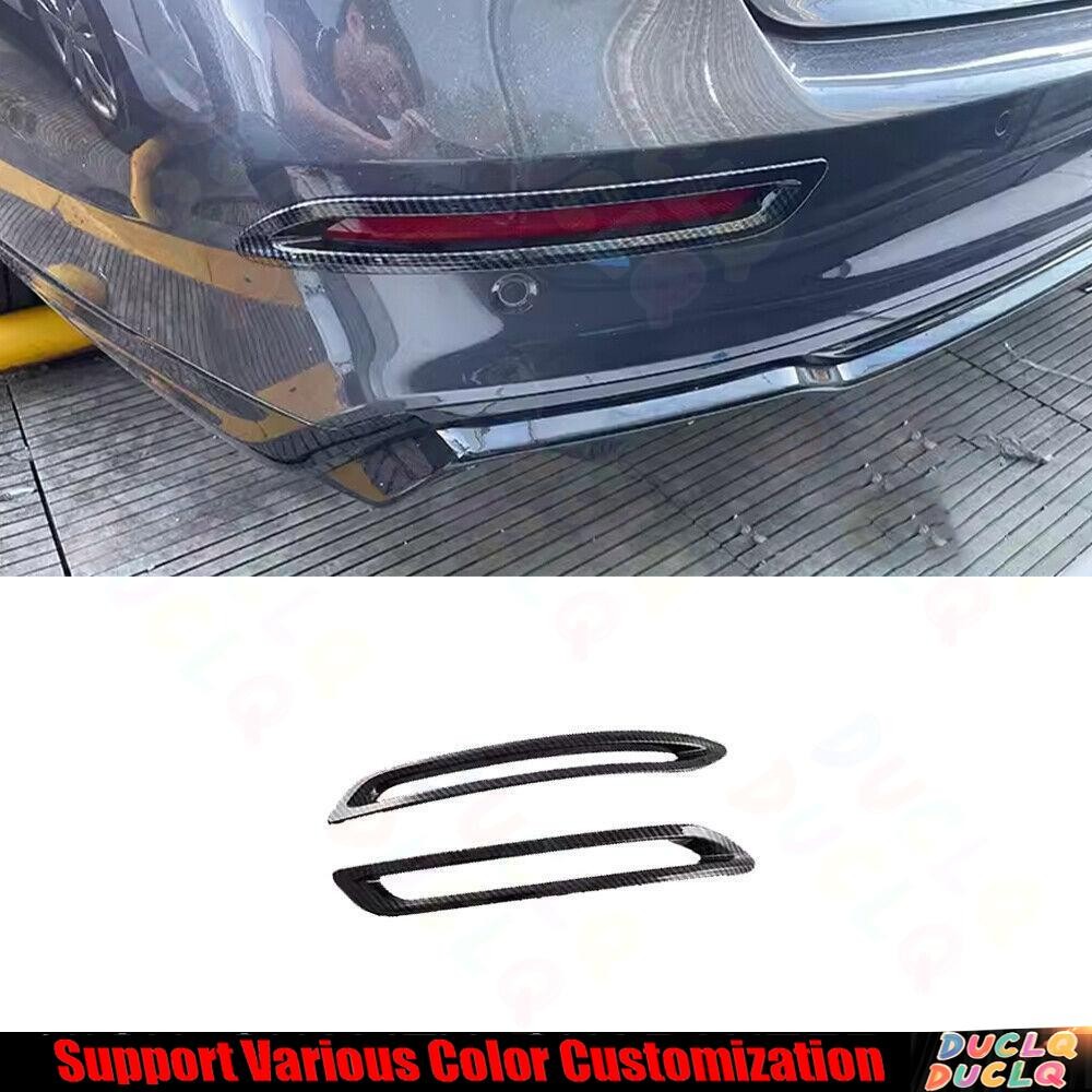 Exterior Rear Fog Light Frame Cover For Honda Accord 2023-2024 ABS Carbon Fiber