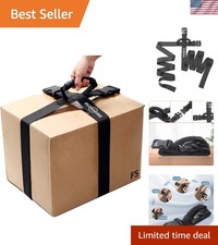 Box Carrying Strap with Handle, Handheld Belt for Safely Moving and Lifting H...