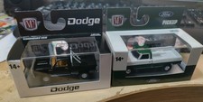 M2 Machines R106 1978 Dodge 150 Power Wagon & R93 1969 Ford-F100 Ranger 4x4