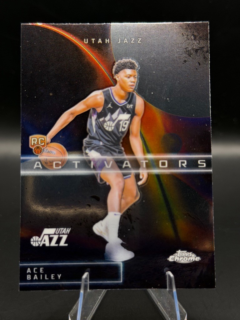Ace Bailey 2025-26 Topps Chrome Activators RC Utah Jazz #AC-15 | eBay