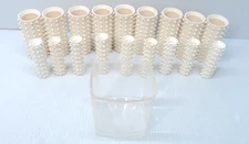 18 Vintage Lady Schick Beautifying Mist Hot Rollers 9 Medium, 9 Small, Water Cup