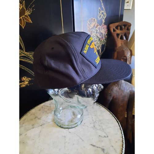 Vintage USMC Military Service Hat Naval Special Warfare Unit Seal Team Snap Back - Picture 6 of 6