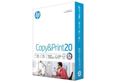 1x Hp Printer Paper - Copy and Print, 20 Lb., 8.5'' X 11'', 500 Sheets.1 Ream