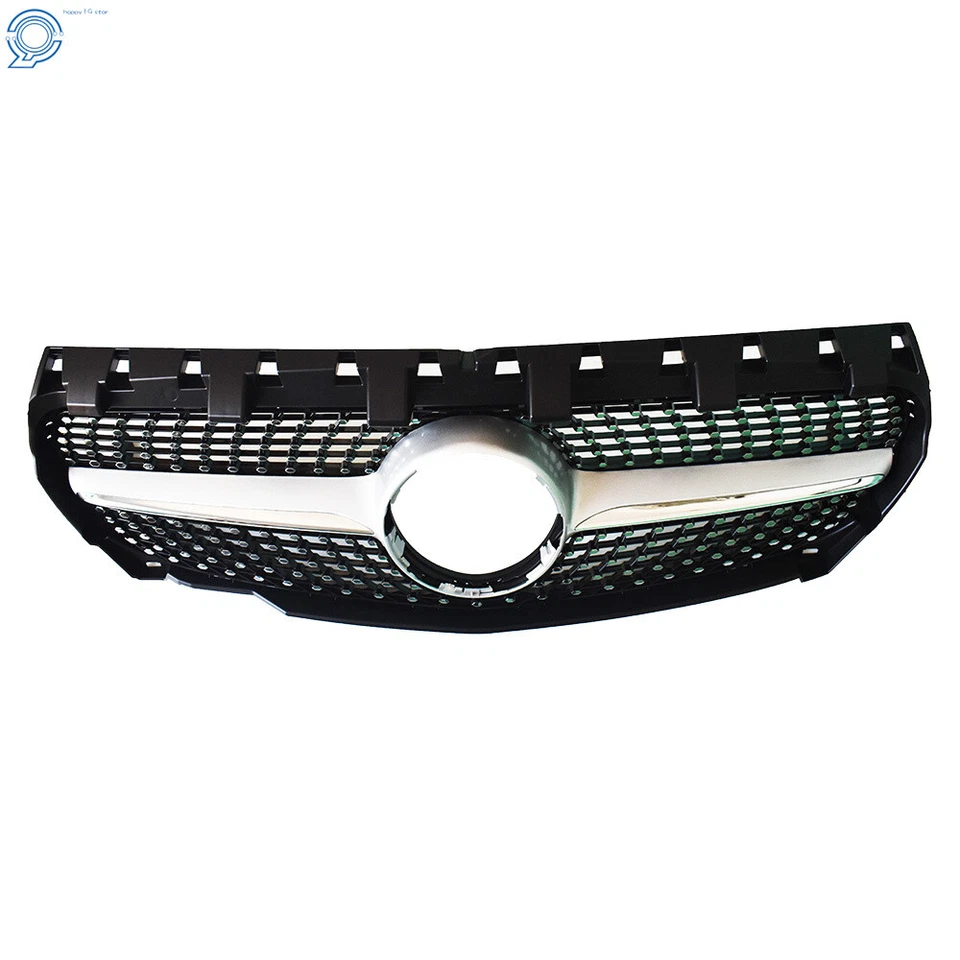 For Mercedes Benz R117 W117 Cla250 2013-2016 Grille Front Bumper Chrome Grill Foto 2 de 4