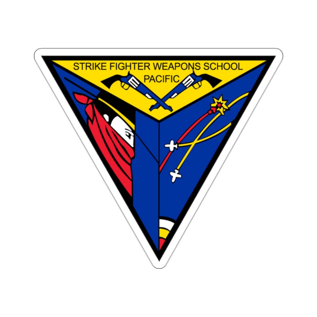 Strike Fighter Weapons School Pacific (U.S. Navy) STICKER Vinyl Die-Cut Decal