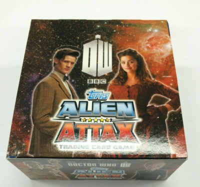 Topps Doctor Who Alien Attax Trading Card Game Booster Box (24 pks)-Popular 