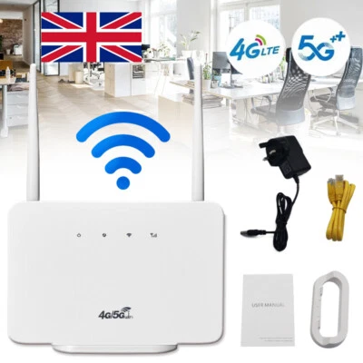 4G LTE Mobile WiFi Hotspot 5G Unlocked 300Mbps 4G LTE Router With SIM Card Slot