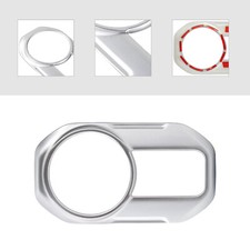 Silver Headlight Lamp Switch Button Cover Trim For Jeep Wrangler JL JT 2018-2021