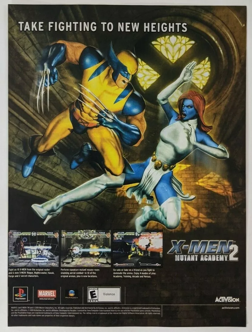 X-Men: Mutant Academy 2  X men, Playstation games, Playstation