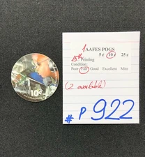 AAFES POGS, 15th Series/Printing,1 POGS, 10¢, #P922, FAIR