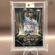 2022 Topps Chrome Byron Buxton - Club Plaques SuperFractor 1/1 Autograph