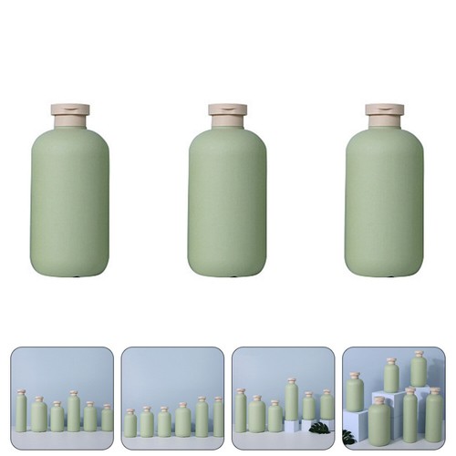 3 Pcs Flasche Duschgel Reisen Fräulein Shampooflasche Nachfüllen
