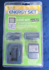 GAME BOY Pocket ENERGY SET new NIB Gameboy Nintendo video games old retro 1999