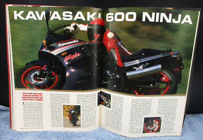 Sept 1987 Motorcyclist Magazine Buell RR1000 Kawasaki 600 Ninja
