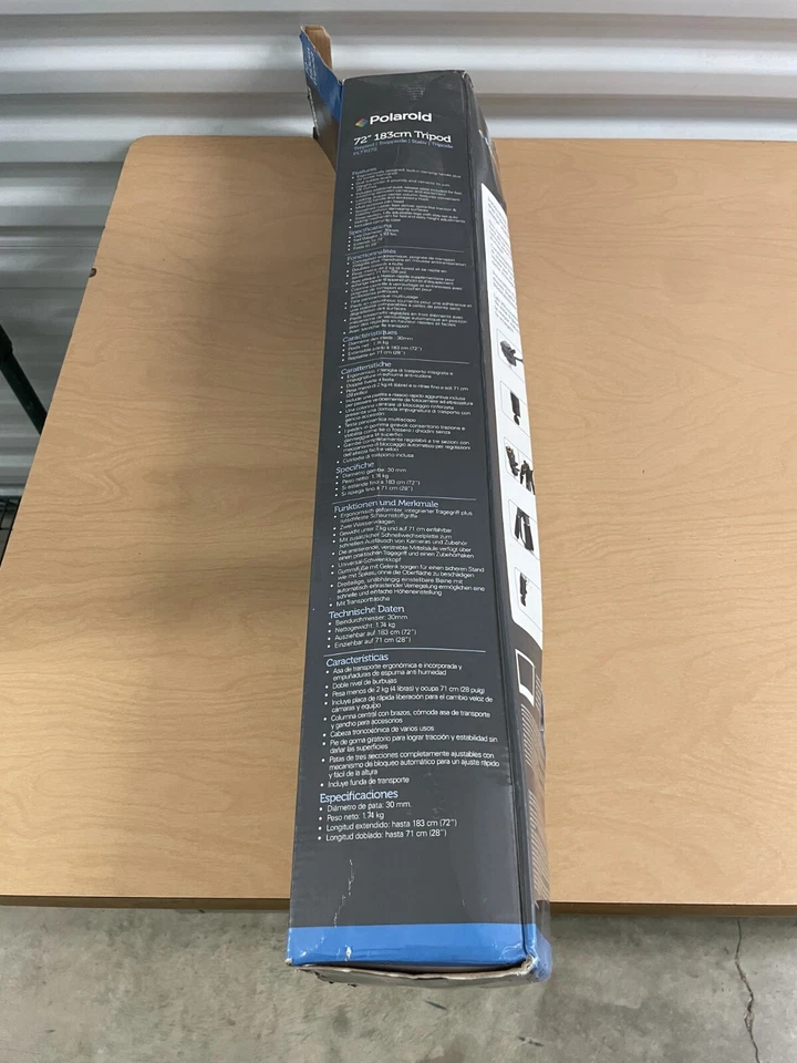 Polaroid 72" PLTRI72S Tripod Lightweight with Quick Release Plate and Carry Bag - Image 2 of 4