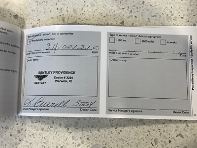 2015 BENTLEY MULSANNE SPEED OWNERS MANUAL SERVICE HANDBOOK+QUICK