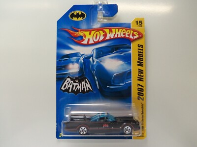 新品未開封Hot Wheels バットモービル 1:18 1966年TVシリーズ 2007 Hot Wheels New Models 1966 TV Series Batmobile #015/180