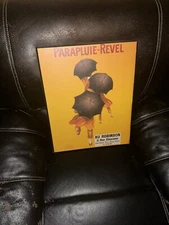 Parapluie Revel Vintage Umbrellas Italian Art Framed