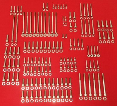 LSA ENGINE STAINLESS STEEL BOLTS KIT 6.2L ZL1 CAMARO CADILLAC CTS-V SCREW SET