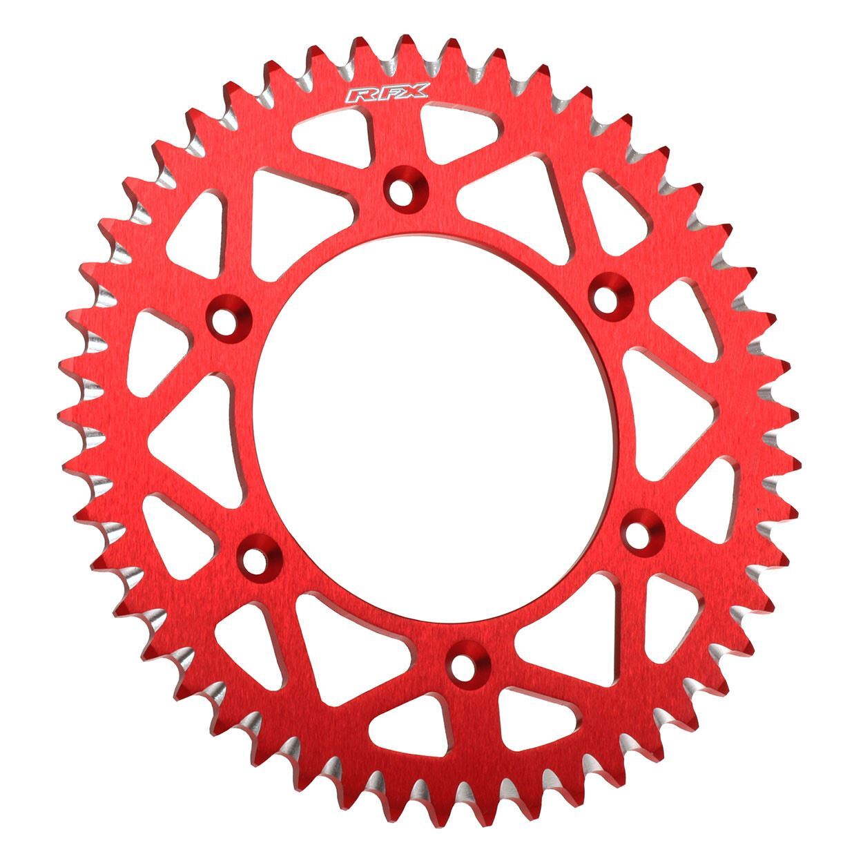 RFX Race Series Elite Rear Sprocket Honda CR125-500 CRF250-450 83-25 (Red 49T)