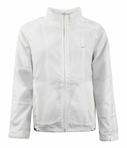 white nike track top