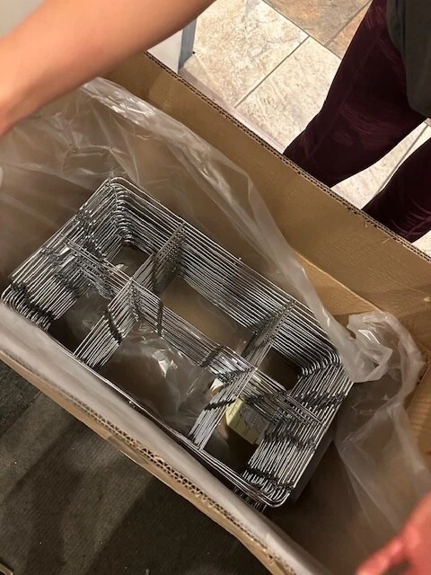 Soporte para rozaduras de alambre de 12 piezas soporte para buffet de tamaño completo calentador de alimentos soporte para platos catering Foto 2 de 2