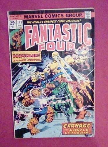 Fantastic Four #157 (Marvel, 4/75) 4.0 VG (Silver Surfer & Dr. Doom appearance) - Picture 1 of 2