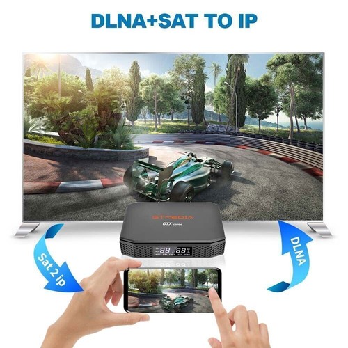 8K FTA Satellite DVB-S2/S2X/ATSC TV Receiver Android Smart TV Box 4:2:2 PVR CI+ - Picture 11 of 14