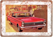 Vintage 1965 Mercury Comet Caliente Auto Ad Reproduction Metal Sign A11854