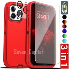 For iPhone 17 Air 16 15 14 Plus 13 12 11 Pro Max Shockproof Heavy Duty Case