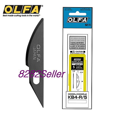 OLFA KB4-R/5  Blade 5 blades for professional art knife in a plastic case. AK-4