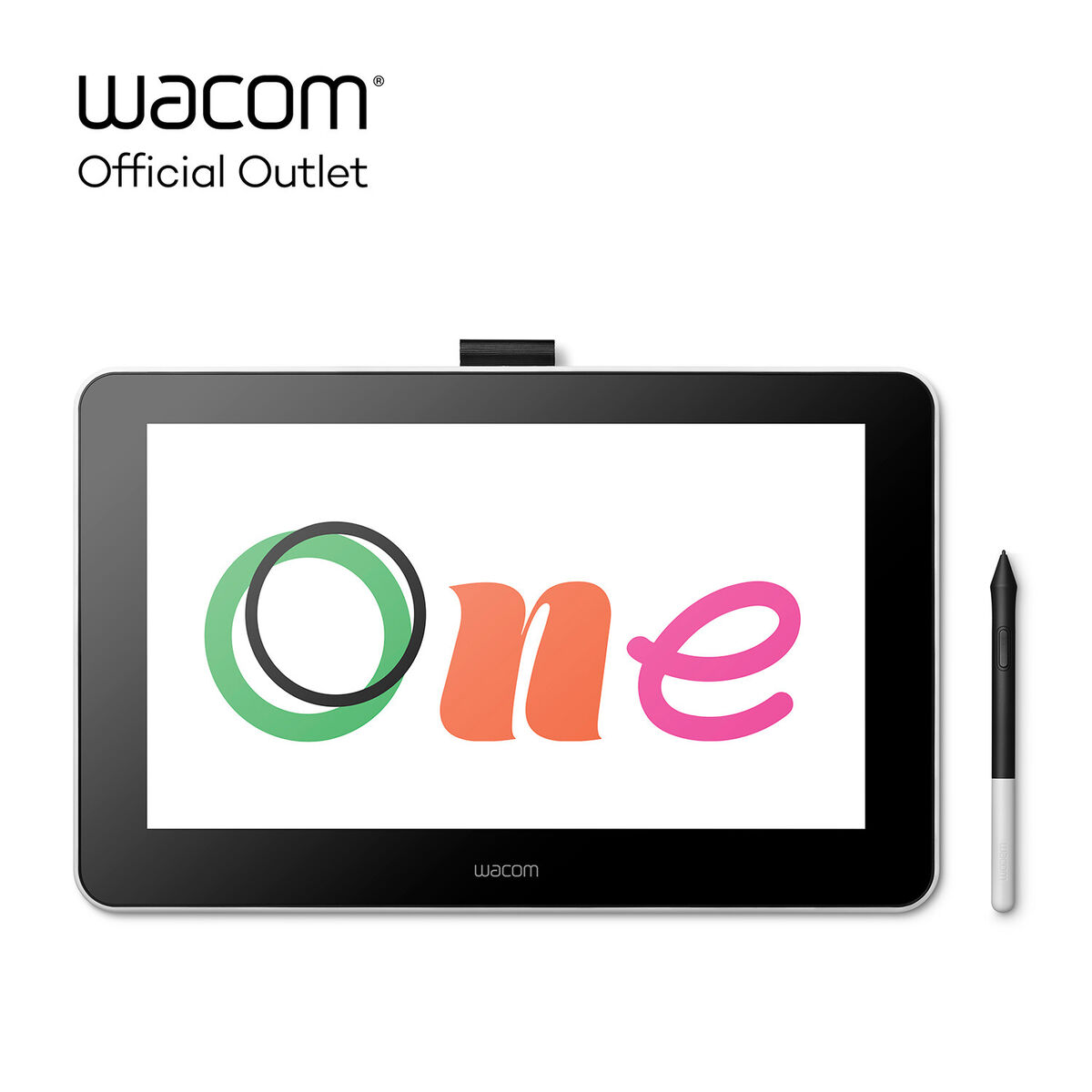 Wacom One Digital Drawing Tablet with 13.3 inch Screen, Graphics tablet,  Used 753218985705