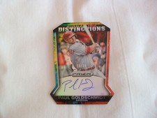 Paul Goldschmidt 2015 Panini Prizm Signature distinctions Tie Died Prizm #15/15