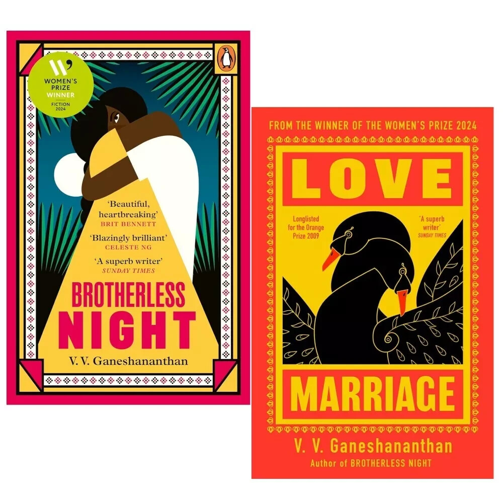 V. V. Ganeshananthan 2 Books Collection Set Brotherless Night,Love Marriage