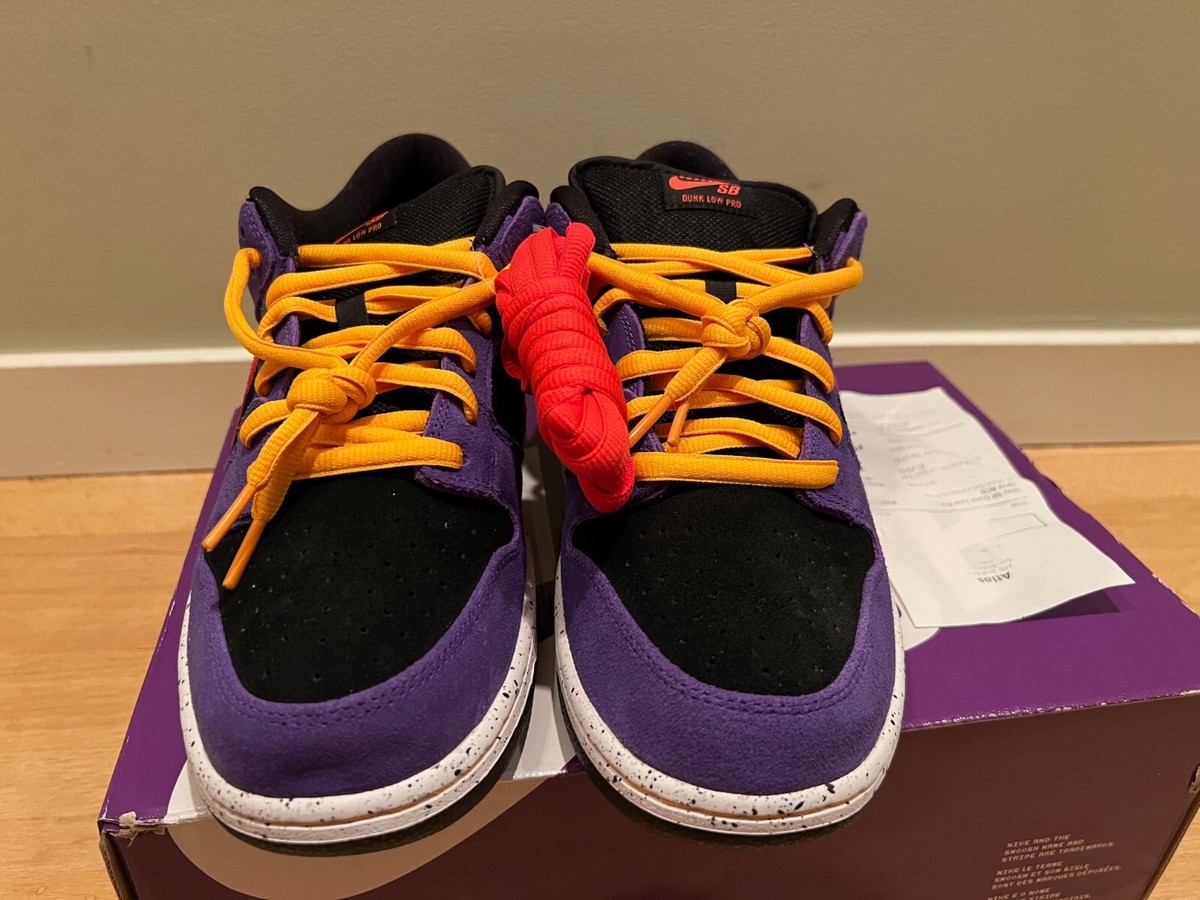 2021 Nike Dunk SB Low Pro ACG Terra Black Purple Orange size 2021 Nike Dunk SB Low Pro ACG Terra Black Purple Orange size