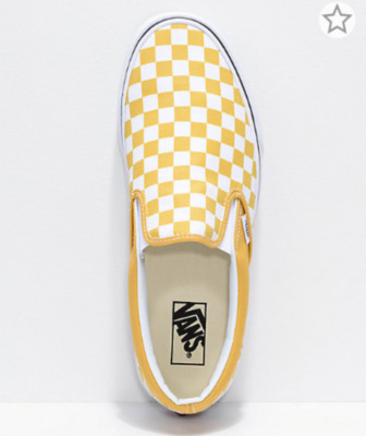 ochre and white vans